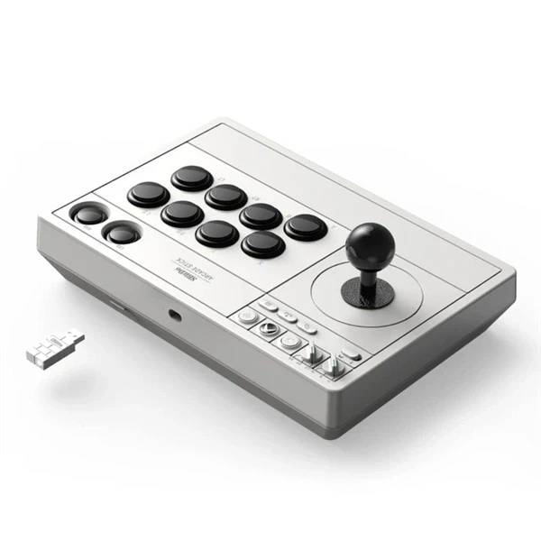 8BitDo Arcade Stick Xbox Series X|S / Xbox One / PC fehér vezeték nélküli kontroller