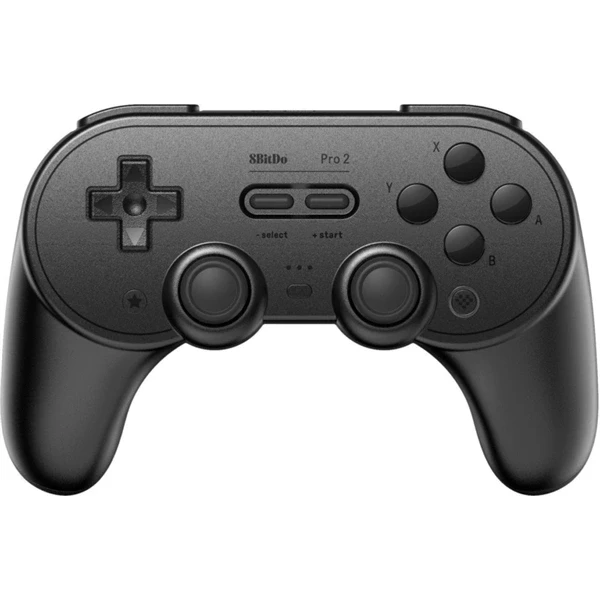 8BitDo Pro 2 Nintendo Switch / Switch 2 / PC / Mobil / Steam Bluetooth Hall-Effect fekete vezeték nélküli kontroller