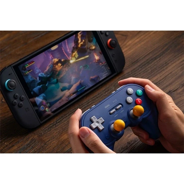 8BitDo Pro 3 Nintendo Switch / Switch 2 / PC / SteamOS / Mobil TMR Joystick szürke vezeték nélküli kontroller