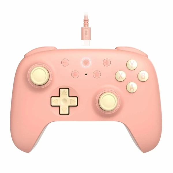 8BitDo Ultimate 2C Wired, PC (Windows), Mobil (Android), 1000Hz, Hall-Effect, barack vezetékes kontroller