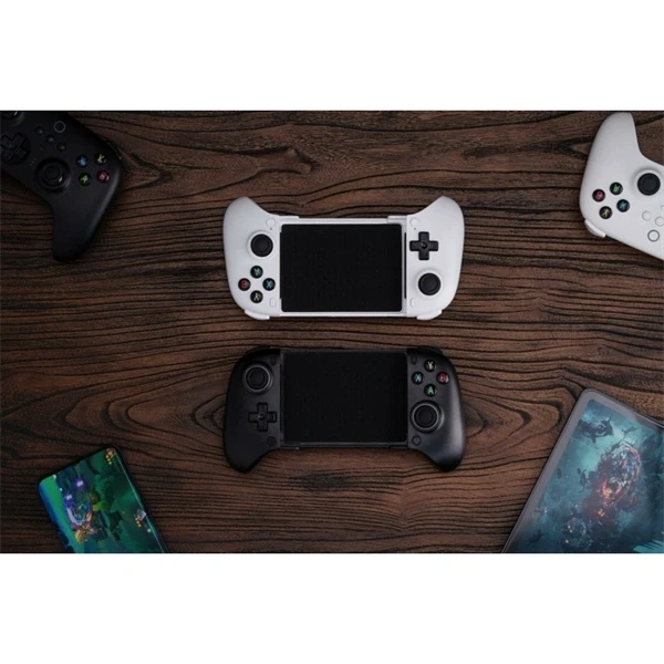 8BitDo Ultimate Mobile, iOS, Android, tvOS, 100-170 mm, Hall Effect, Bluetooth, fehér vezeték nélküli kontroller