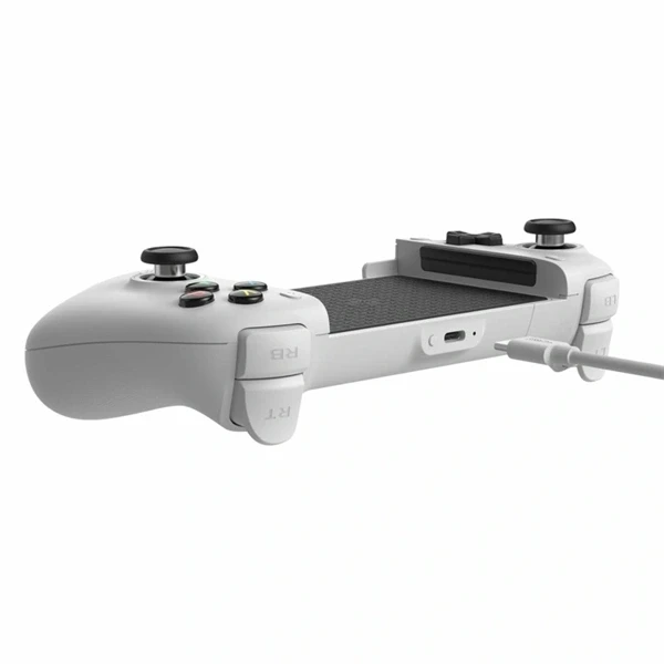 8BitDo Ultimate Mobile, iOS, Android, tvOS, 100-170 mm, Hall Effect, Bluetooth, fehér vezeték nélküli kontroller