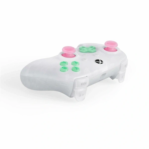 8Bitdo Ultimate Mini, Xbox Series X|S, Xbox One, PC, Official, Hall-Effect, áttetsző fehér vezetékes kontroller