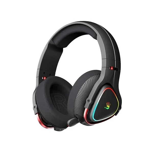 A4-Tech Bloody MR710 Multi-platform vezeték nélküli RGB fekete gamer headset