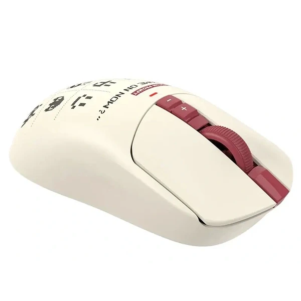 A4-Tech Bloody R72 Ultra Duo Pixels Red vezeték nélküli fehér gamer egér