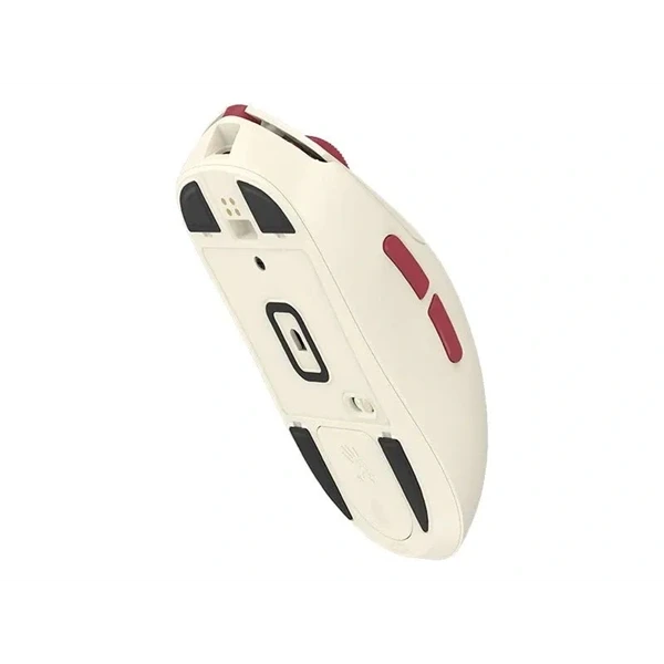 A4-Tech Bloody R72 Ultra Duo Pixels Red vezeték nélküli fehér gamer egér