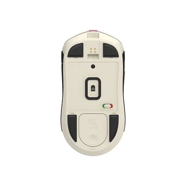 A4-Tech Bloody R72 Ultra Duo Pixels Red vezeték nélküli fehér gamer egér