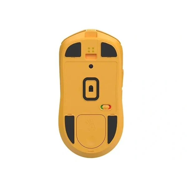 A4-Tech Bloody R72 Ultra Duo Renegade Sunset vezeték nélküli sárga gamer egér