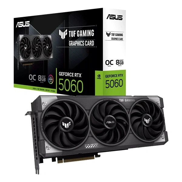 ASUS GeForce RTX 5060 Ti TUF Gaming OC nVidia 8GB DDR7 128bit PCIe videókártya ASUS GeForce RTX 5060 Ti TUF Gaming OC nVidia 8GB DDR7 128bit PCIe videókártya