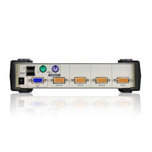ATEN CS84U-AT 4PC USB-PS/2 VGA KVM Switch ATEN CS84U-AT 4PC USB-PS/2 VGA KVM Switch