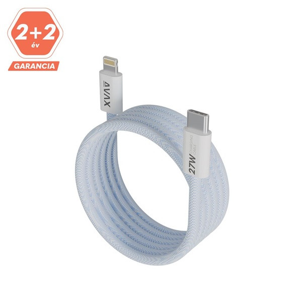 AVAX CB611LB MAGNETY 27W 1m USB-C - Lightning adat- és töltőkábel