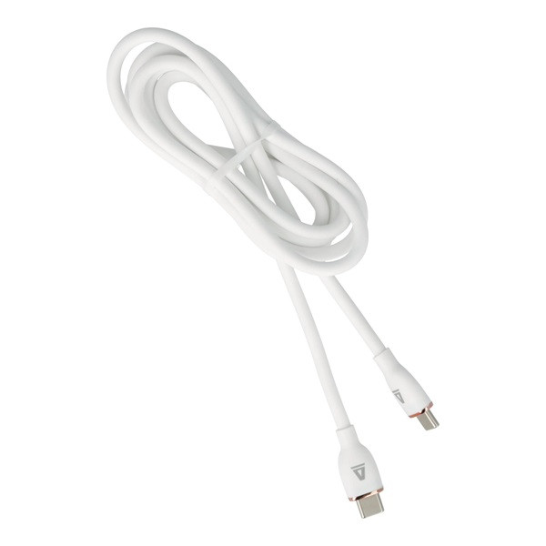 AVAX CB622 CREAMY+ Type C-Type C 60W, 1,5m fehér-rózsaarany gyorstöltő kábel