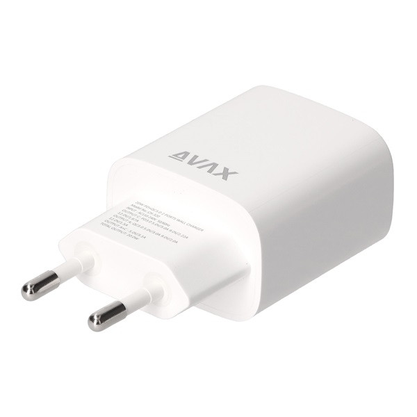 AVAX CH320 SPEEDY Hálózati fali töltő USB + Type C, 20W AVAX CH320 SPEEDY Hálózati fali töltő USB + Type C, 20W