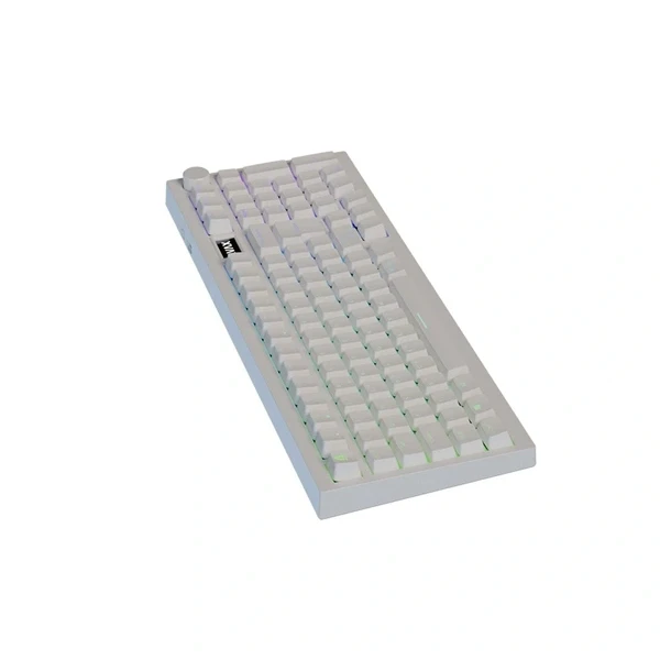 AVAX GM03 PRO 98% HUN tri-mode fehér mechanikus (Gateron yellow switch) billentyűzet