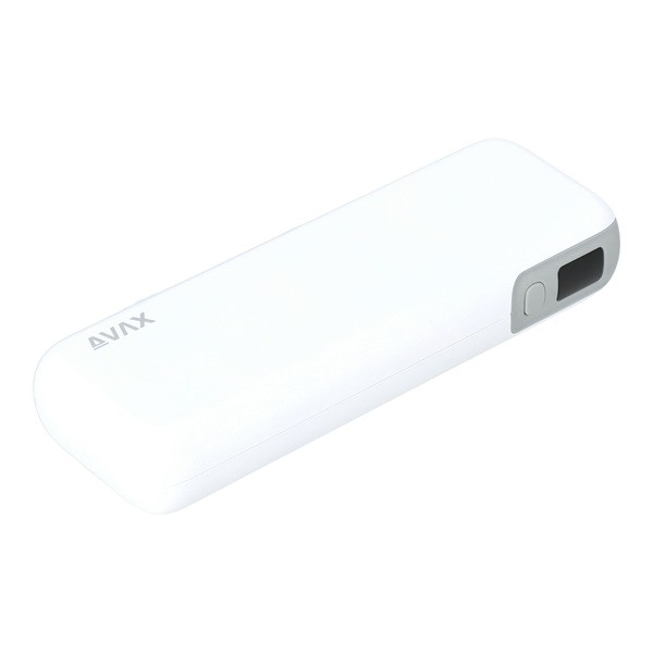 AVAX PB106W LEISURE 15000mAh Type C/PD 30W+QC 18W gyorstöltő fehér power bank