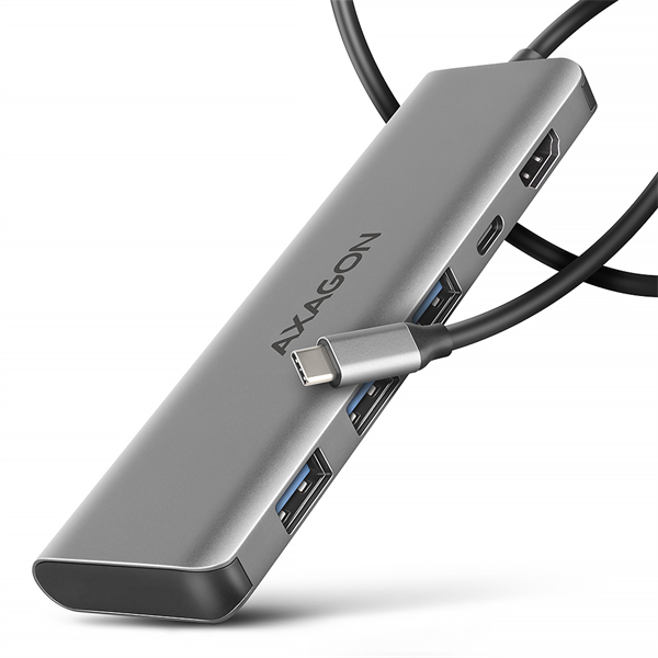 AXAGON HMC-5H USB-C 3.2 Gen 1 3x USB-A 4K HDMI PD 100W hub AXAGON HMC-5H USB-C 3.2 Gen 1 3x USB-A 4K HDMI PD 100W hub