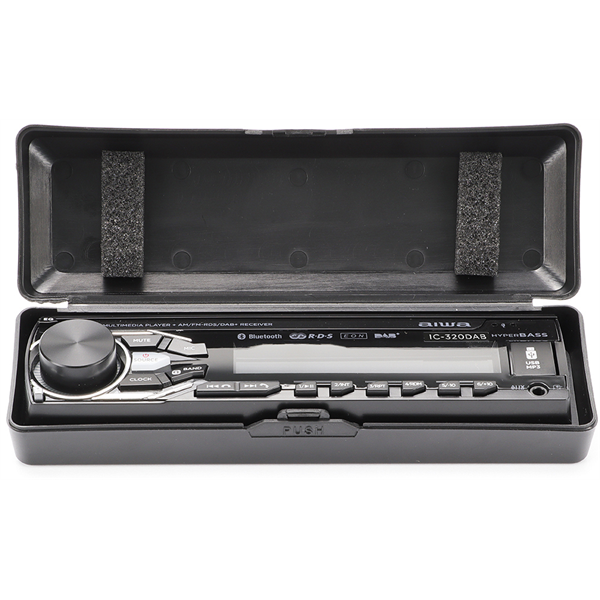 Aiwa IC-300BT Bluetooth/USB/AUX mechanika nélküli autóhifi fejegység Aiwa IC-300BT Bluetooth/USB/AUX mechanika nélküli autóhifi fejegység