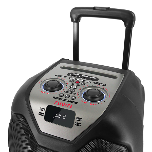 Aiwa KBTUS-500 hordozható Bluetooth party hangszóró Aiwa KBTUS-500 hordozható Bluetooth party hangszóró