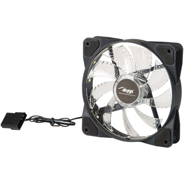 Akyga AW-12D-LED Rainbow LED 120mm ház hűtőventilátor Akyga AW-12D-LED Rainbow LED 120mm ház hűtőventilátor