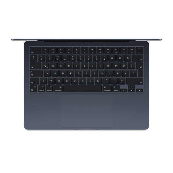 Apple MacBook Air 13"/M2 chip 8 magos CPU és GPU/16GB/256GB SSD/fekete laptop