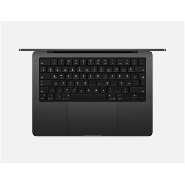 Apple MacBook Pro 14"/M4 chip 10 magos CPU és GPU/16GB/512GB SSD/fekete laptop