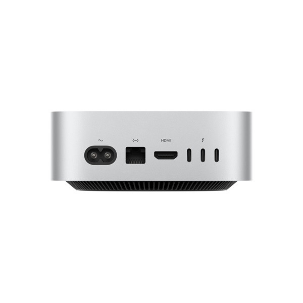 Apple Mac Mini/M4 chip 10 magos CPU és GPU/16GB/256GB SSD/ezüst asztali számítógép