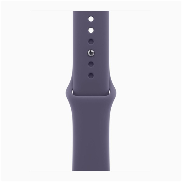 Apple Watch S11 GPS-es (42mm) ezüst alumínium tok, ködös lila S/M sportszíjas okosóra