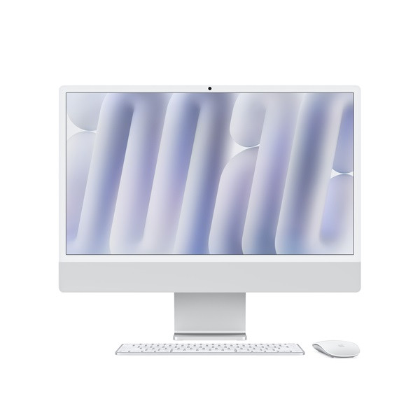 Apple iMac 24"4,5K Retina Nanotexturált/M4 chip 10 magos CPU és GPU/16GB/256GB SSD/ezüst All-in-One asztali számítógép