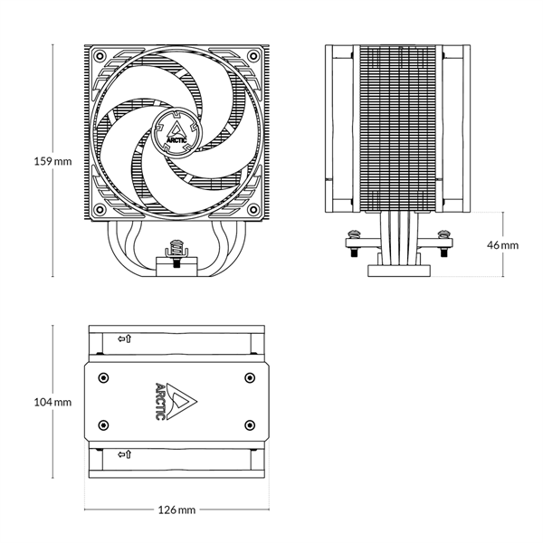 Arctic Freezer 36 CO processzorhűtő Arctic Freezer 36 CO processzorhűtő