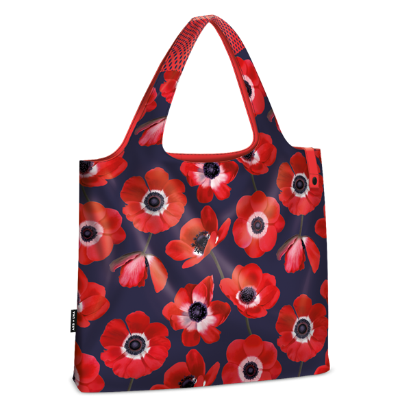 Ars Una Anemones Dark 5352 22 L bevásárlótáska