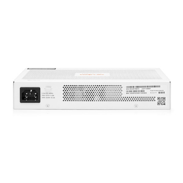 Aruba Instant On JL811A 1830 8xGbE LAN 4xPoE LAN port smart menedzselhető PoE (65W) switch