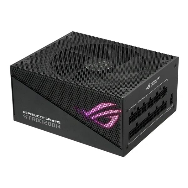 Asus ROG Strix 1200W 80+ Gold Aura Edition ventillátorral moduláris tápegység