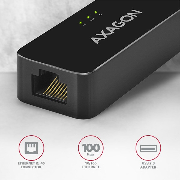 Axagon ADE-XR USB 2.0 - Fast Ethernet adapter Axagon ADE-XR USB 2.0 - Fast Ethernet adapter