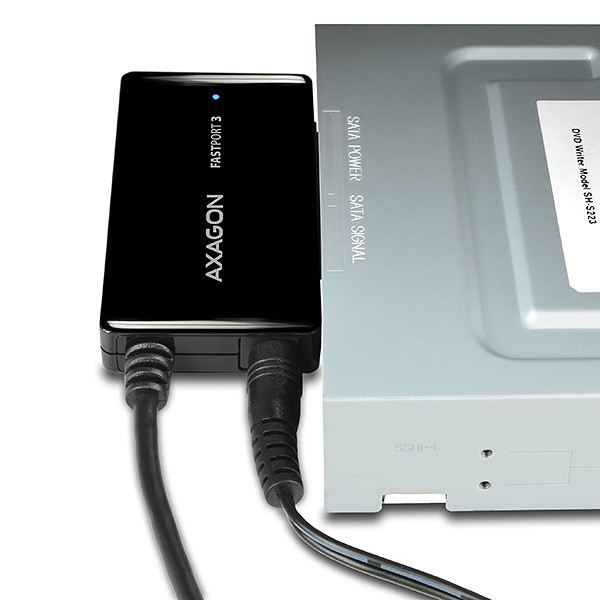 Axagon ADSA-FP3 USB 3.0 - SATA3 2,5" / 3,5" / 5,25" HDD / SSD / ODD adapter