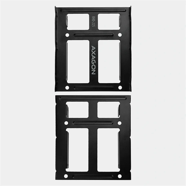 Axagon RHD-225 3,5"-ről 2,5"-re fekete SSD / HDD beépítő keret Axagon RHD-225 3,5"-ről 2,5"-re fekete SSD / HDD beépítő keret