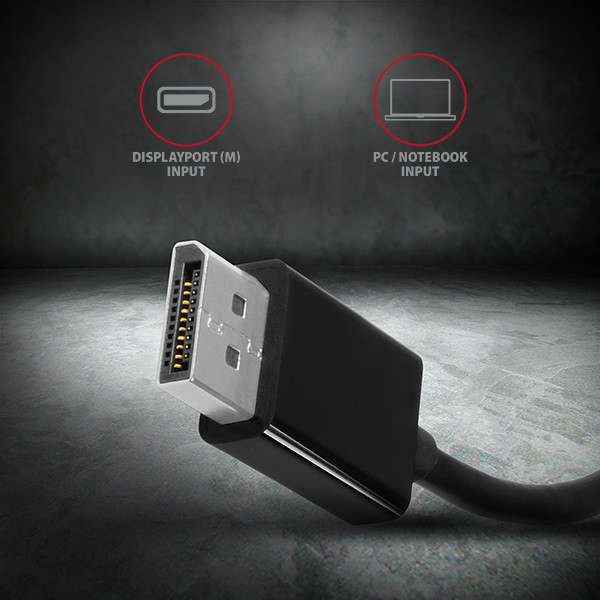 Axagon RVD-VGN Displayport - VGA adapter Axagon RVD-VGN Displayport - VGA adapter