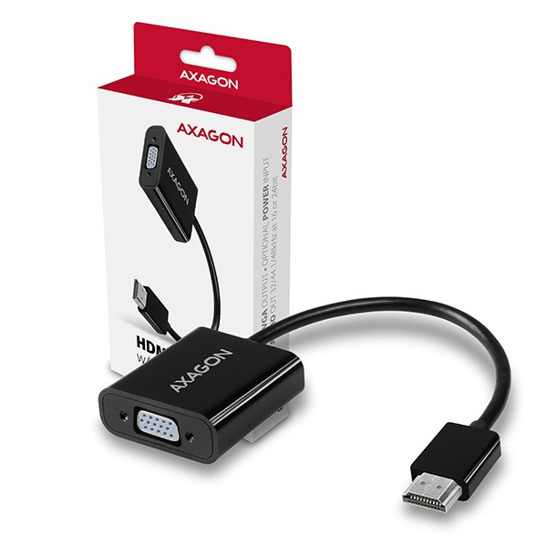 Axagon RVH-VGAN HDMI - VGA + audio out adapter Axagon RVH-VGAN HDMI - VGA + audio out adapter