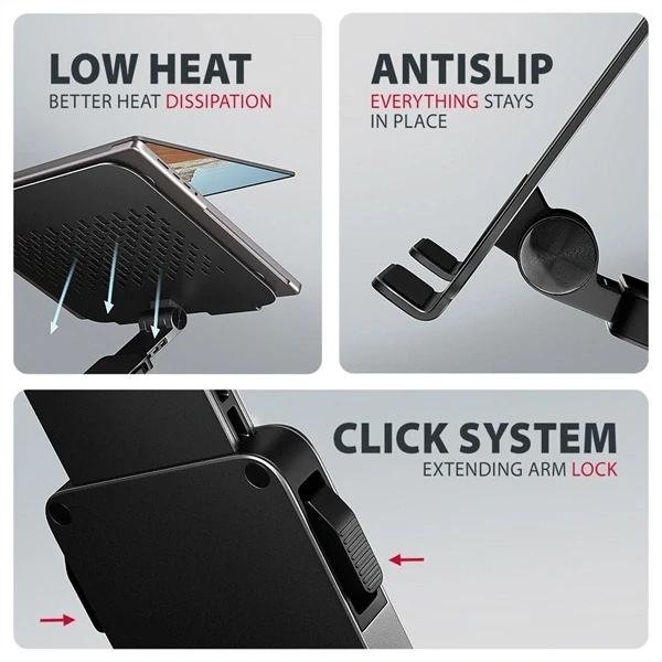 Axagon STND-LRB állvány 360°-os forgatással laptopokhoz és táblagépekhez