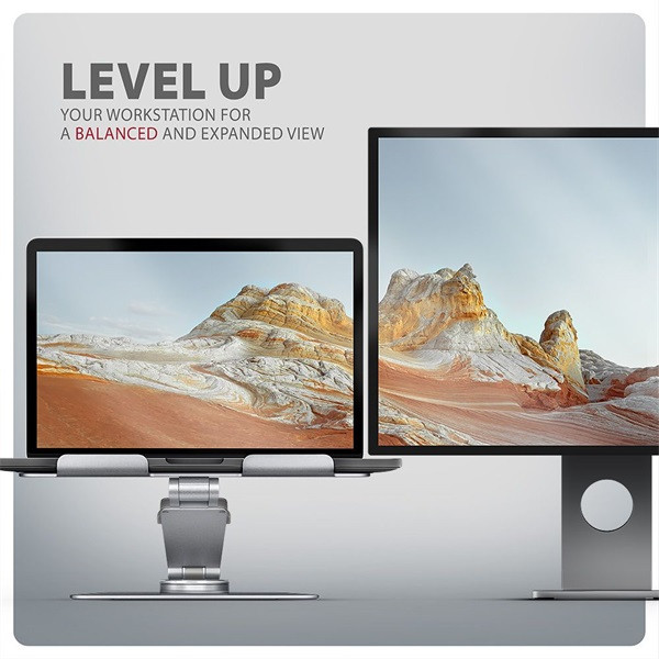 Axagon STND-LR ALU HQ 10"-17,3" laptop állvány Axagon STND-LR ALU HQ 10"-17,3" laptop állvány