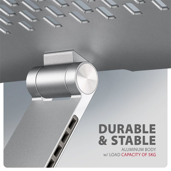 Axagon STND-LR ALU HQ 10"-17,3" laptop állvány Axagon STND-LR ALU HQ 10"-17,3" laptop állvány