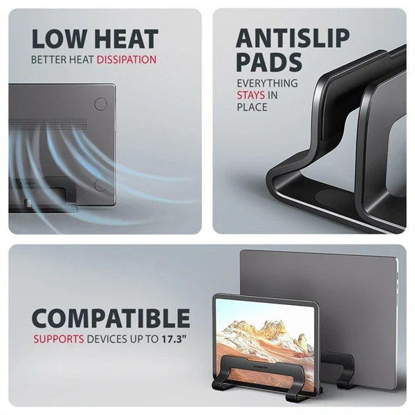 Axagon STND-VB függőleges állvány laptopokhoz és táblagépekhez Axagon STND-VB függőleges állvány laptopokhoz és táblagépekhez