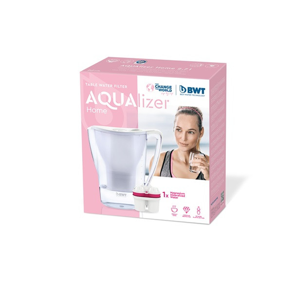 BWT Aqualizer Home 125557841 2,7l fehér vízszűrő kancsó BWT Aqualizer Home 125557841 2,7l fehér vízszűrő kancsó