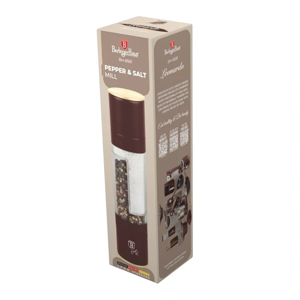 Berlinger Haus BH/8581 matt bordó 2in1 só- és borsőrlő