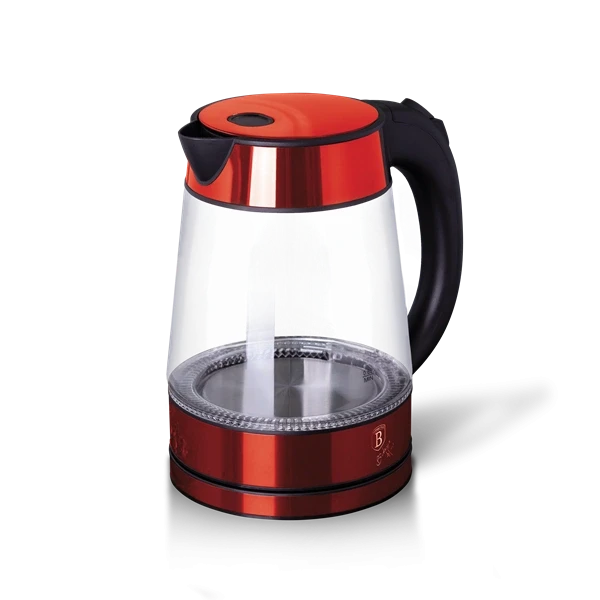 Berlinger Haus BH/9120 1,7L-es burgundi üveg vízforraló