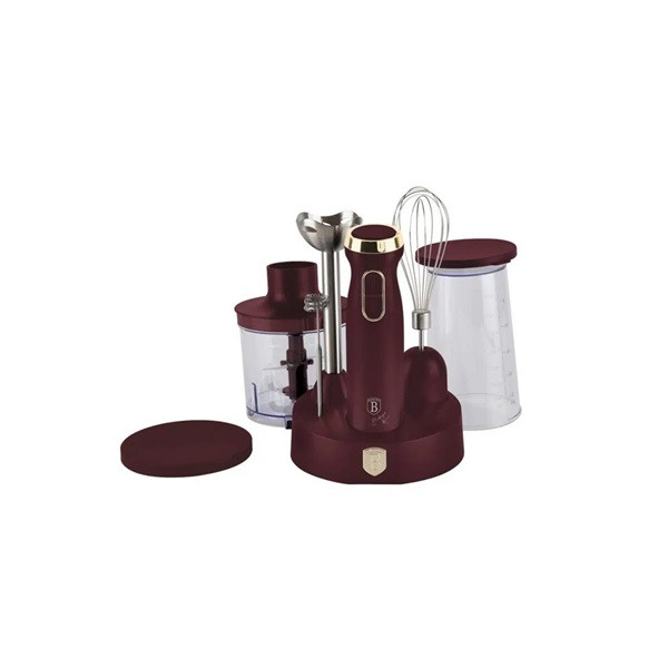 Berlinger Haus BH/9563 matt bordó 6 részes botmixer szett