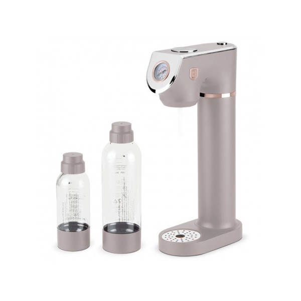 Berlinger Haus BH/8558 matt taupe színű szódagép 2 palackkal, barométerrel Berlinger Haus BH/8558 matt taupe színű szódagép 2 palackkal, barométerrel