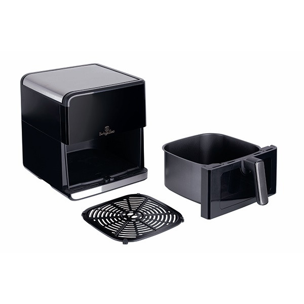 Berlinger Haus BH/9470 7,5 L fekete- ezüst forrólevegős sütő Berlinger Haus BH/9470 7,5 L fekete- ezüst forrólevegős sütő