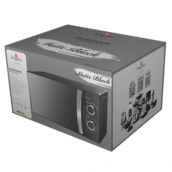 Berlinger Haus BH/9626 700W 20L fekete mechanikus mikrohullámú sütő