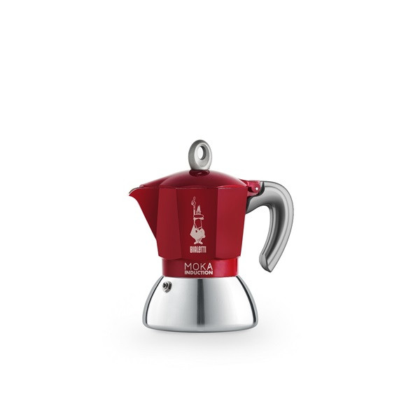 Bialetti Moka 6942 Induction piros 2 személyes indukciós kotyogós kávéfőző Bialetti Moka 6942 Induction piros 2 személyes indukciós kotyogós kávéfőző