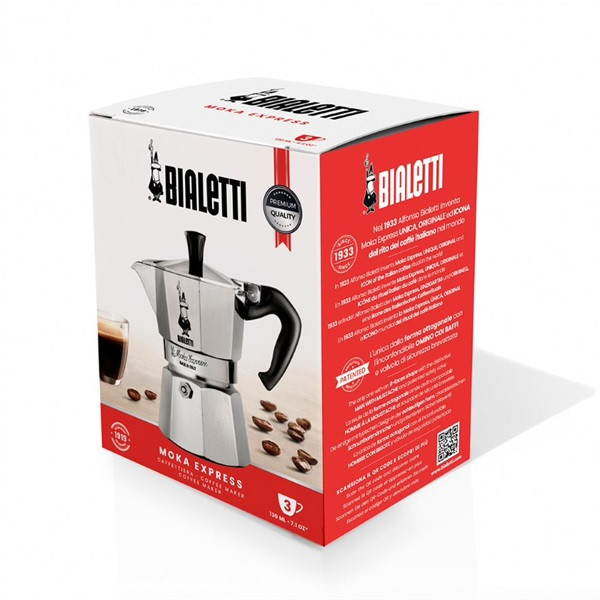 Bialetti Moka Express inox 18 személyes kotyogós kávéfőző Bialetti Moka Express inox 18 személyes kotyogós kávéfőző